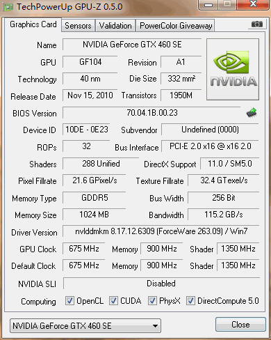 λλǾȷGTX460SE